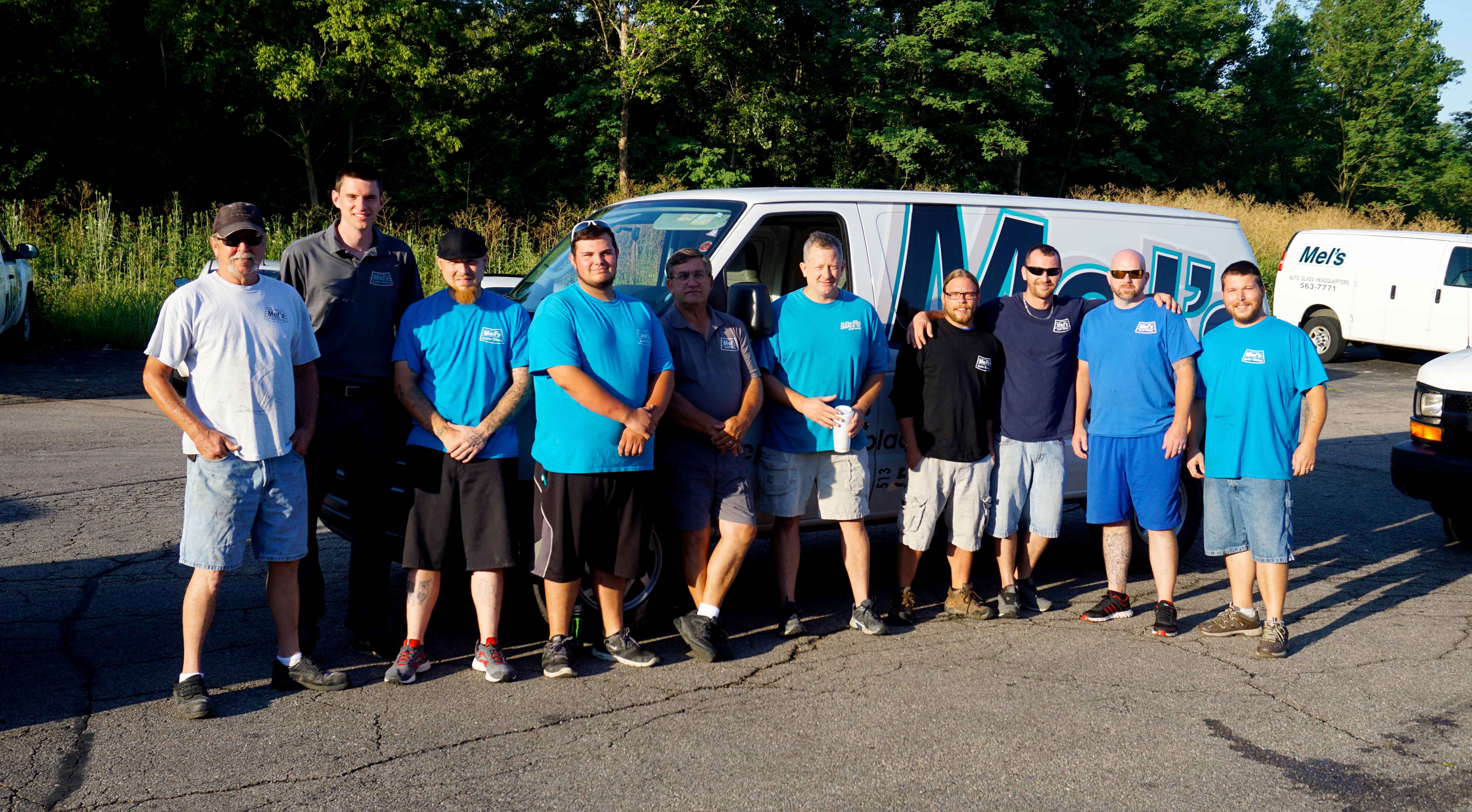 Mel's Auto Glass Team