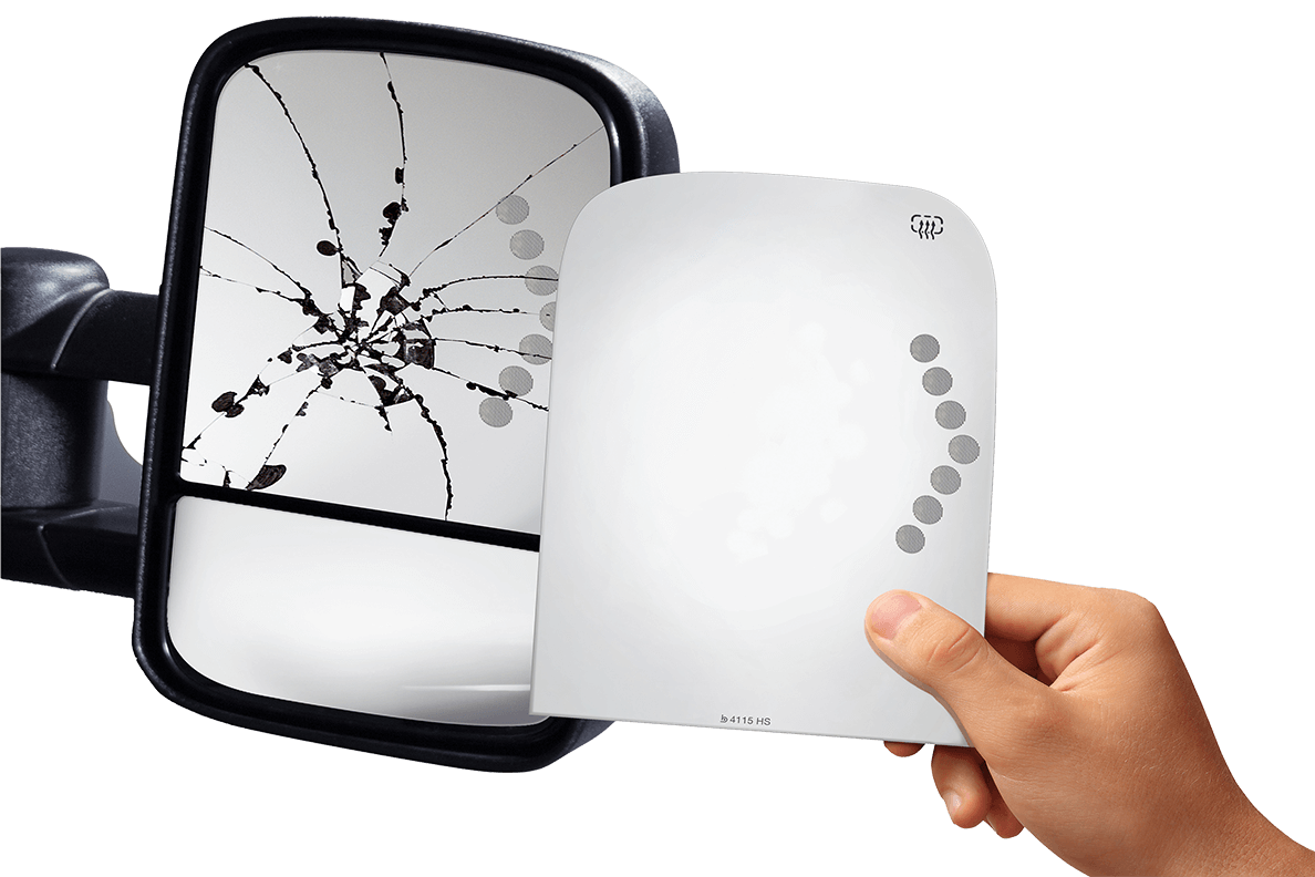 Mirror comparison before and after